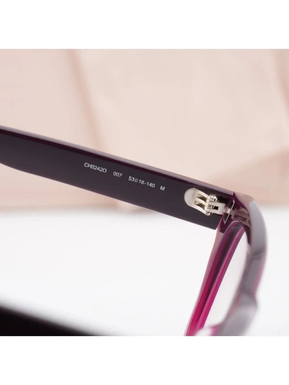 Chloe CH0242O 007 Square Eyeglasses 53mm - Bordeaux